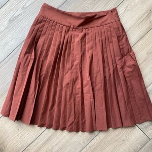NWT Boden Pleated Cotton Mini Skirt - size 6